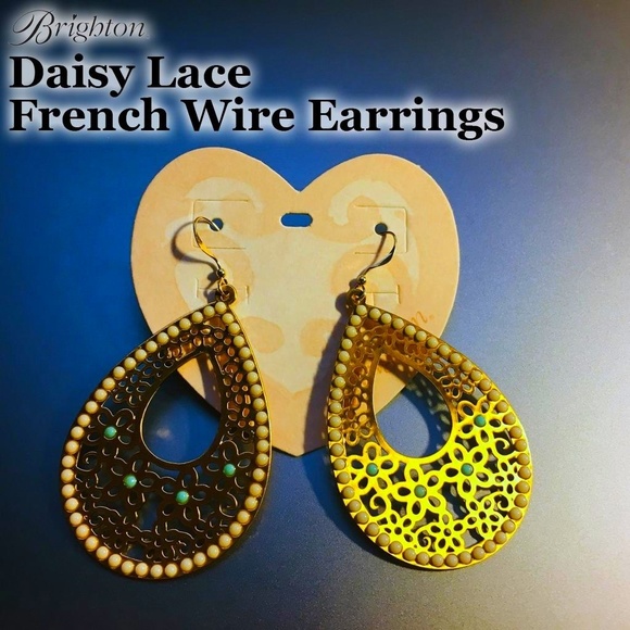 Brighton Jewelry - Brighton Earrings "Daisy Lace"